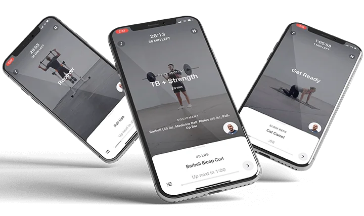During sessions, the Future app provides prompts and videos demonstrating each workout.