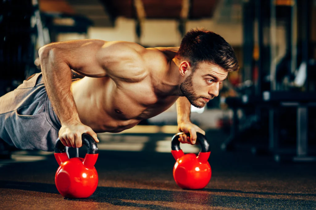 Kettlebell Push Up
