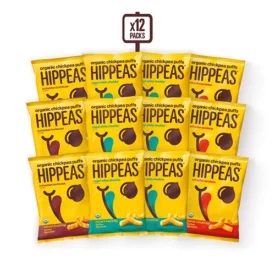 HIPPEAS Organic Chickpea Puffs + Variety Pack
