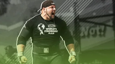 Evan Singleton 2023 World's Strongest Man Event 10 Max Dumbbell Results