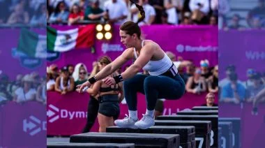 Emma Lawson competing