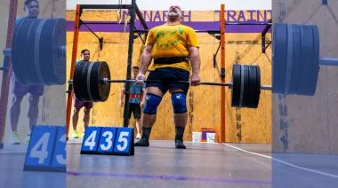 David Brezler at a competition