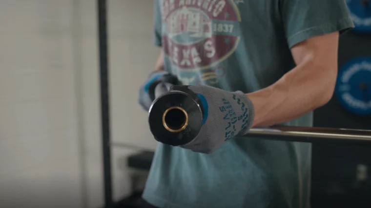 Bronze Bushings in a Loading Sleeve