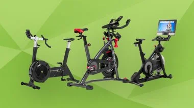 Three of the Best Portable Exercise Bikes are shown.