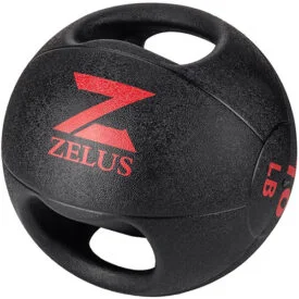 ZELUS Medicine Ball with Dual Grip