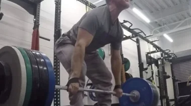 405lb clean deadlift for triples