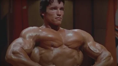 Bodybuilder Arnold Schwarzenegger