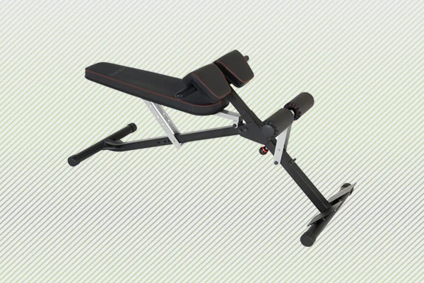 fitness reality X class light commercial multi workout abdominal hyper back extension bench