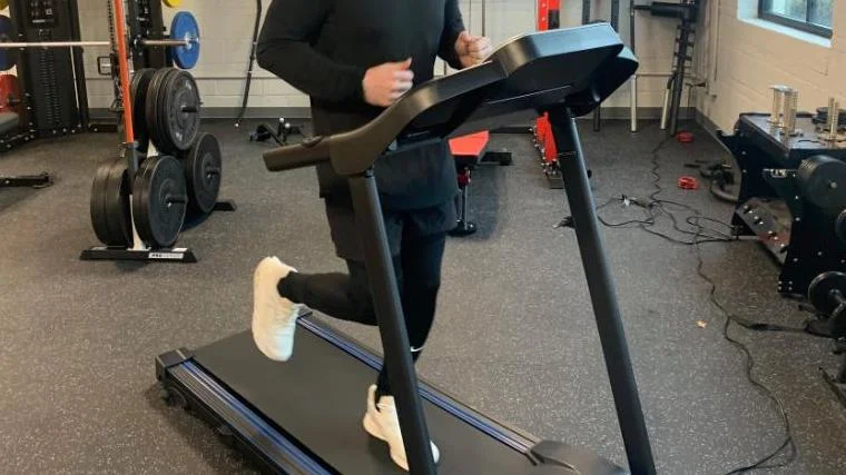 Our tester running on the XTERRA TR150.