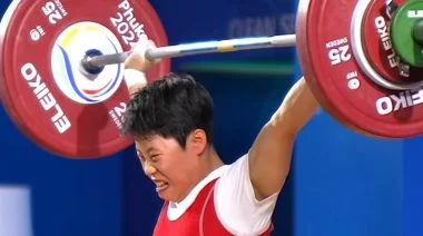 Won Hyon Sim Triple World Records 2024 IWF World Cup