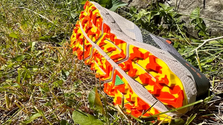 The outsole pattern across the Brooks Cascadia 17 trail running shoes