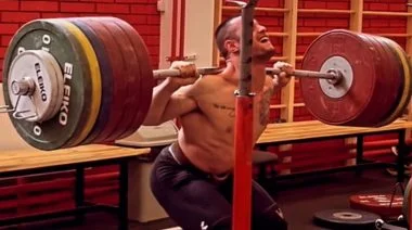 Karlos Nasar 280 Kilogram Back Squat