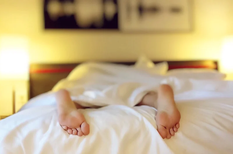 Sleeping, Tired, Bed, Feet