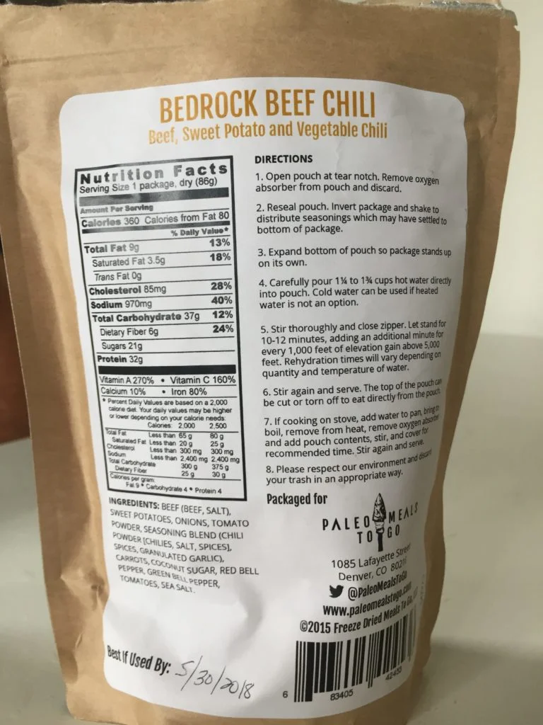 Paleo Meals to Go Label Paleo Meals to Go Label