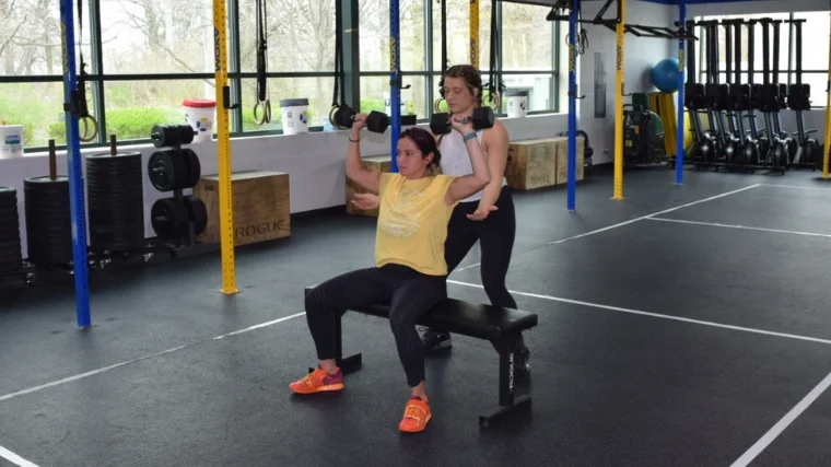shoulder press spot