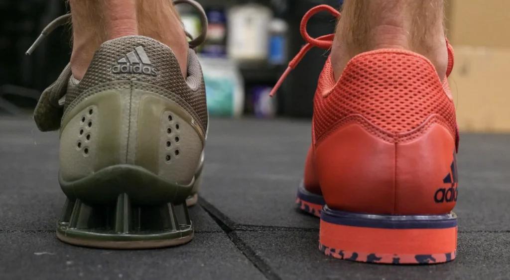 Adidas Adipower Vs. Powerlift 3.1 Heel Height