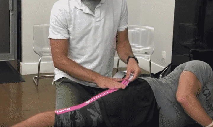 IT Band Taping Method