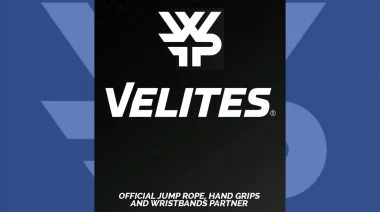 A poster with the World FItness Project and Velites logos