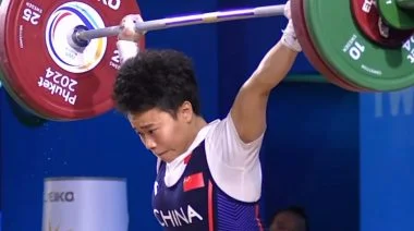 Hou Zhihui 97 Kilogram Snatch World Record
