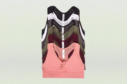 Sofra Women’s 6-Pack Sports Bras Sofra Women’s 6-Pack Sports Bras