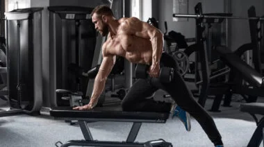 dumbbell row gym