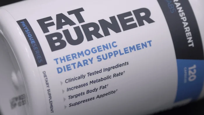 Transparent Labs Fat Burner label