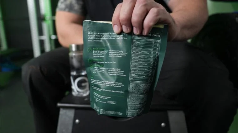 Our tester showing the AG1 label.