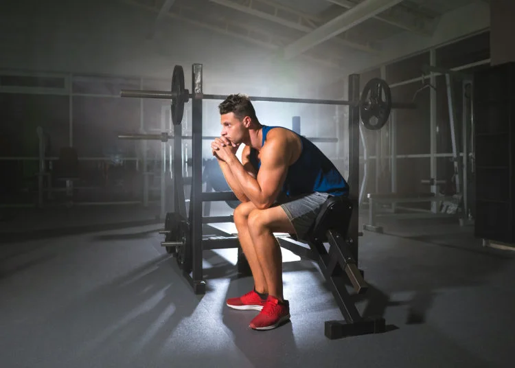 Pensive Weightlifter