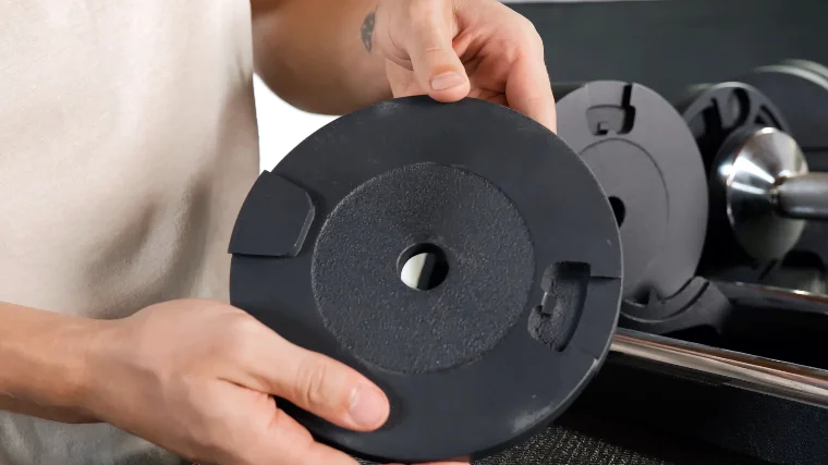 Snode Adjustable Dumbbell Cast Iron Weight Plate
