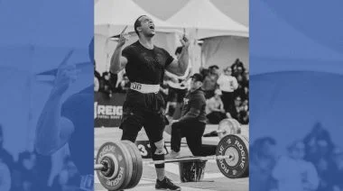 Gui Malheiros is shown at a competition