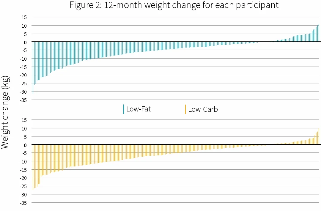 lowfat vs lowcarb weightloss