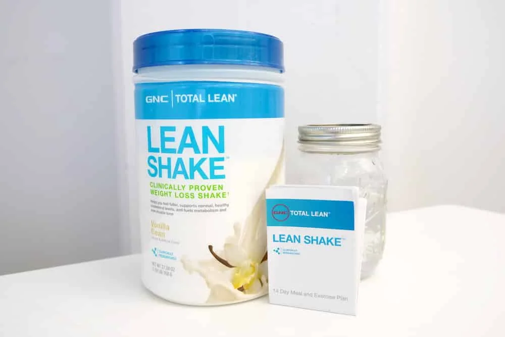 GNC's Lean Shake packaging