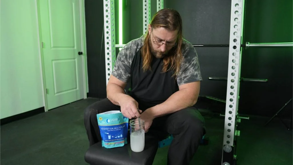 liquid-i-v-variety-pack-mixing-drink-feature Our tester mixes some electrolytes to test for the Liquid IV review.