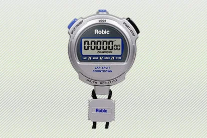 Robic Silver 2.0 Twin Stopwatch w/ Countdown Timer Robic Silver 2.0 Twin Stopwatch w/ Countdown Timer