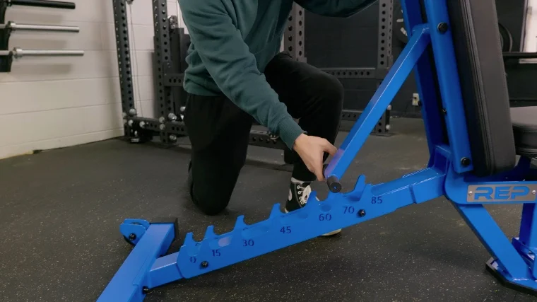 AB-3000 2.0 Ladder-Style Adjustments and Laser-Cut Degree Markings