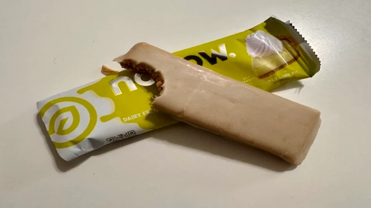 No Cow bar with a bite taken out.