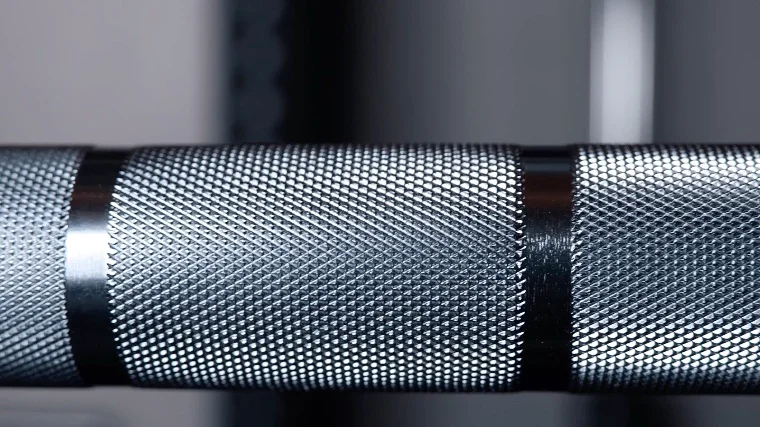 REP Fitness Colorado Bar Volcano Knurling and Dual Knurl Markings