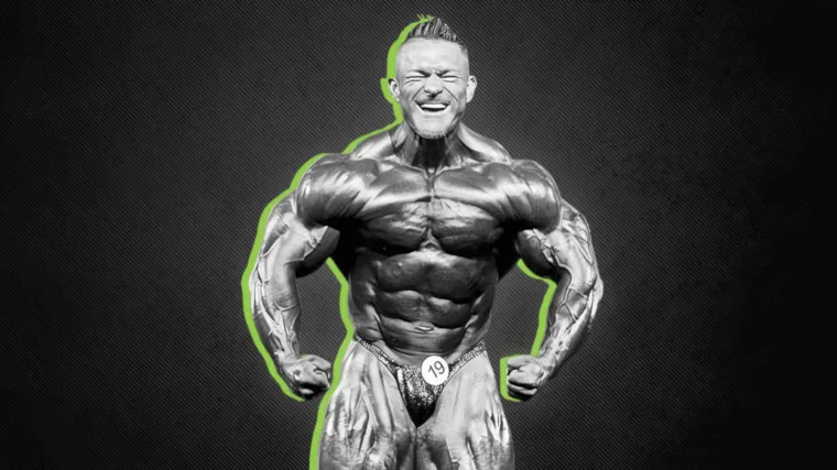 Bodybuilder Flex Lewis. 