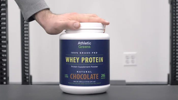 Athletic Greens Whey chocolate