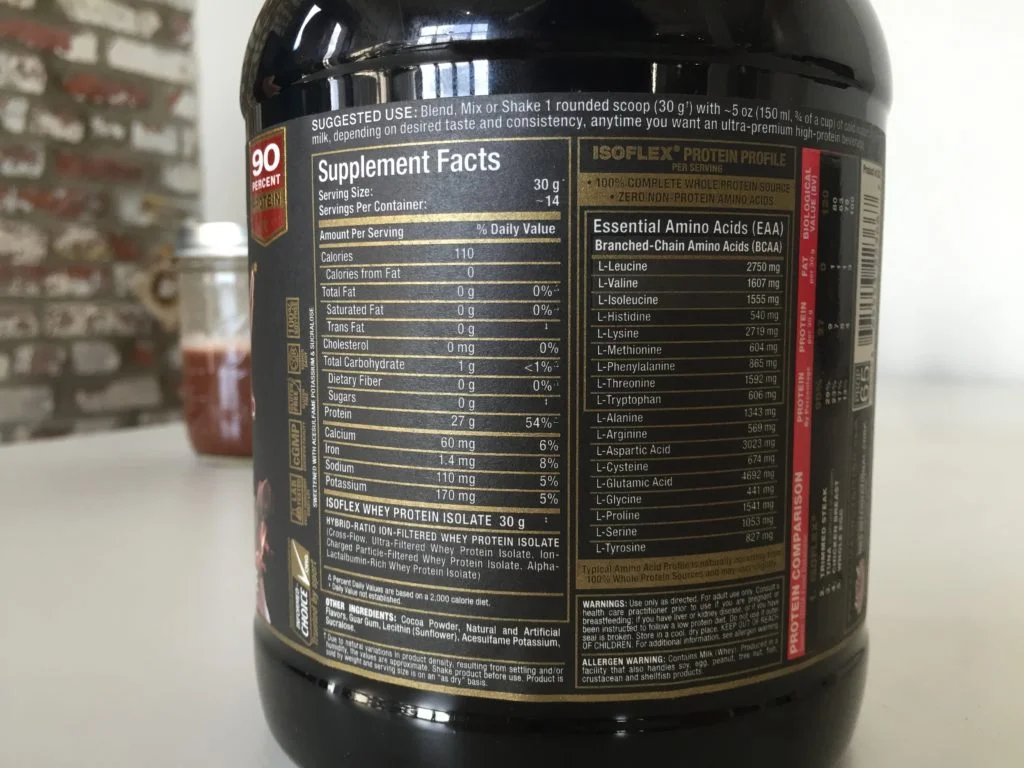 AllMax IsoFlex Nutrition