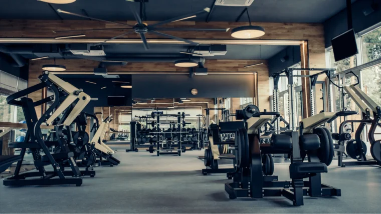 commercial gym weight room