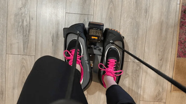 Top view of the Sunny Health & Fitness Mini Stepper
