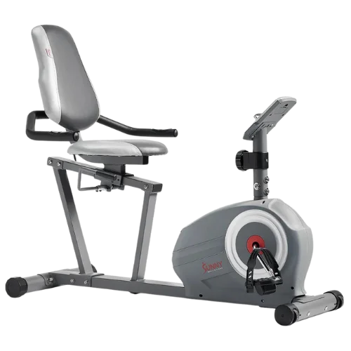 Sunny Health and Fitness Essential Recumbent Bike coupon image