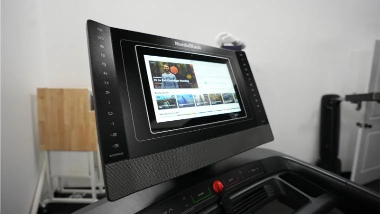nordictrack-1750-2023-model-screen The 14-inch HD touchscreen on the NordicTrack Commercial 1750.