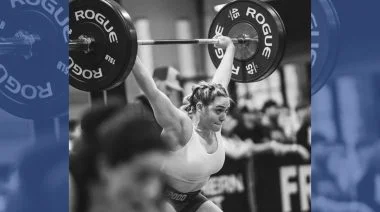 Paige Powers at a competition