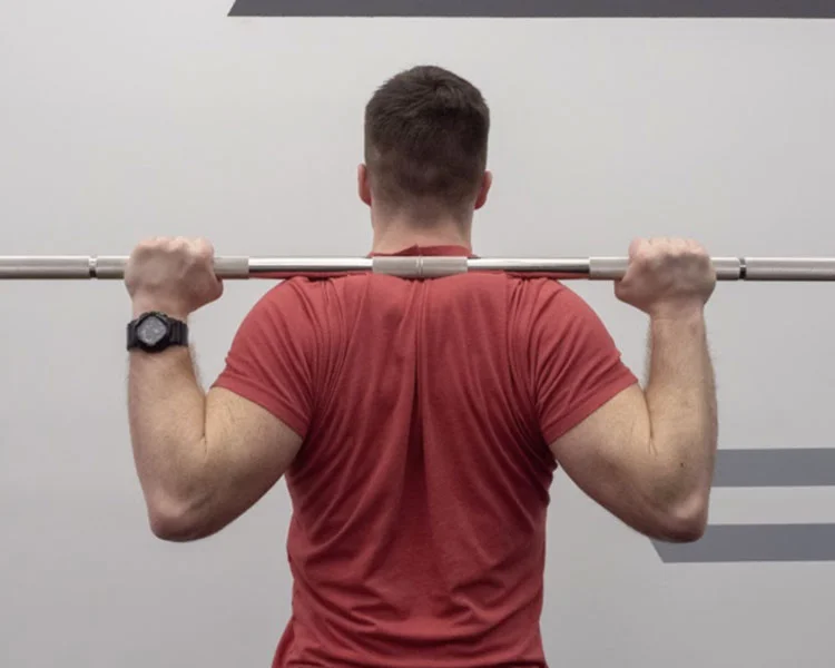 Back Squat Bar Setup