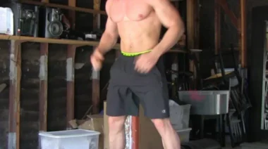 heavy medicine ball slam