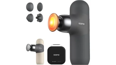 RENPHO Mini Massage Gun with Heat and Cold