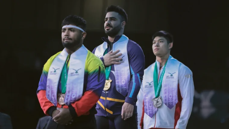 Men's 89-Kilogram Podium 2023 World Weightlifting Championships