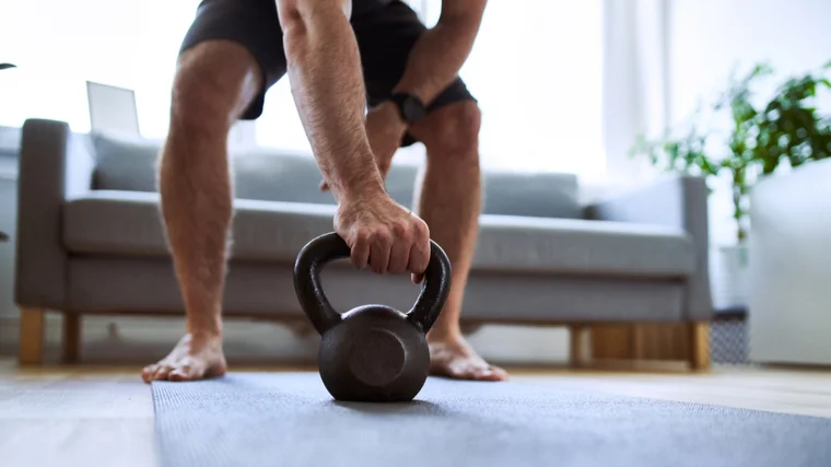 barefoot kettlebell training